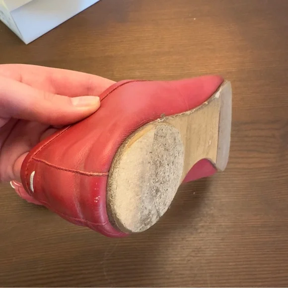 Maison margiela red tabi ballet flats - Picture 3 of 6